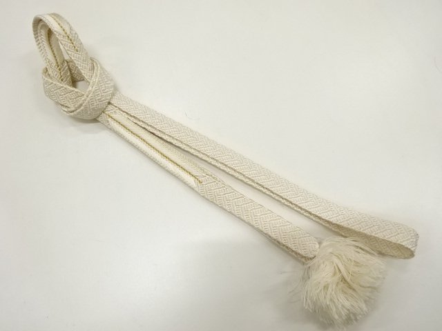 JAPANESE KIMONO / HAND-TIED OBIJIME CORD